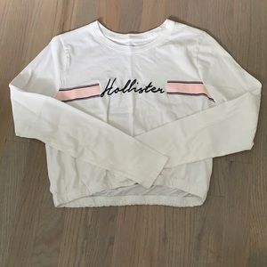 Hollister logo long sleeve top